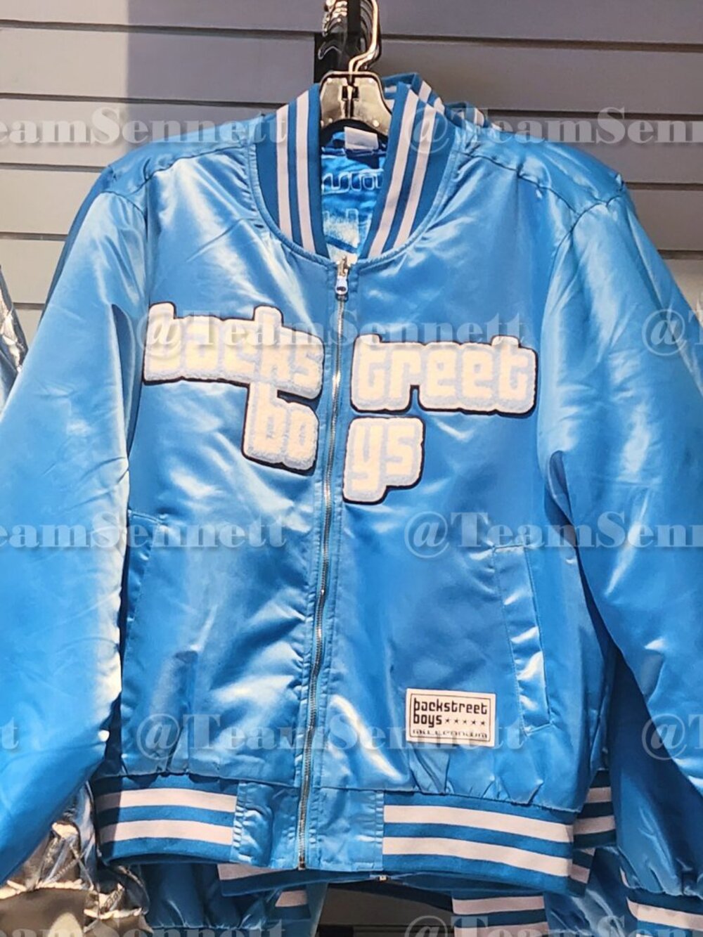 Backstreet Boys Blue Satin Reversible Jacket / BSB Sphere Las Vegas